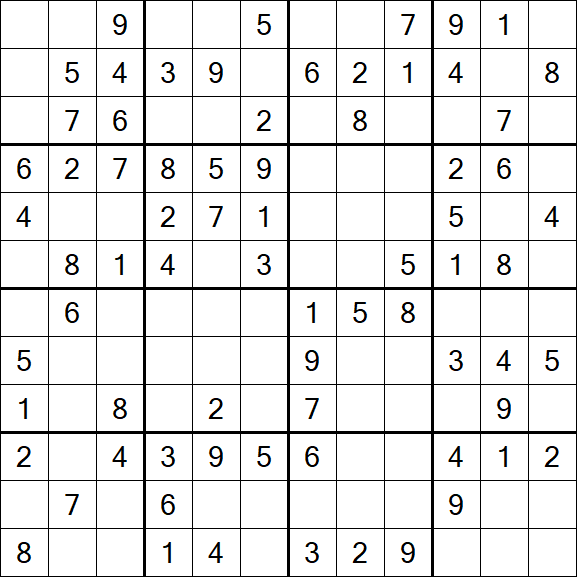 Butterfly Sudoku - Moyen