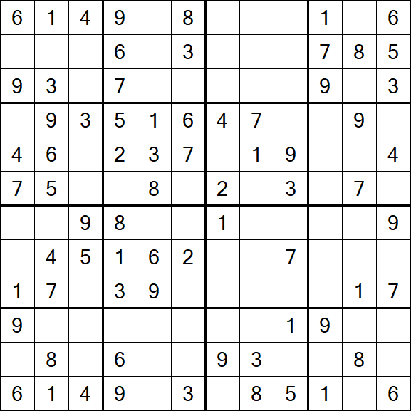 Butterfly Sudoku - Medium