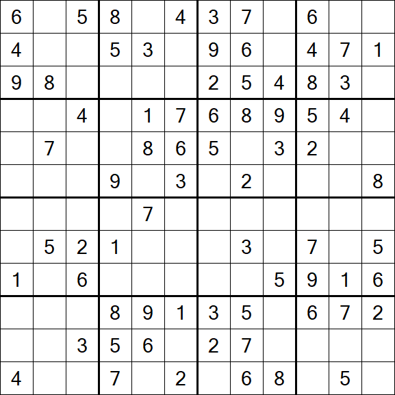 Butterfly Sudoku - Medium