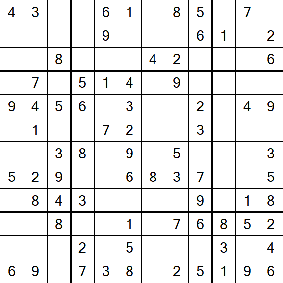 Butterfly Sudoku - Moyen