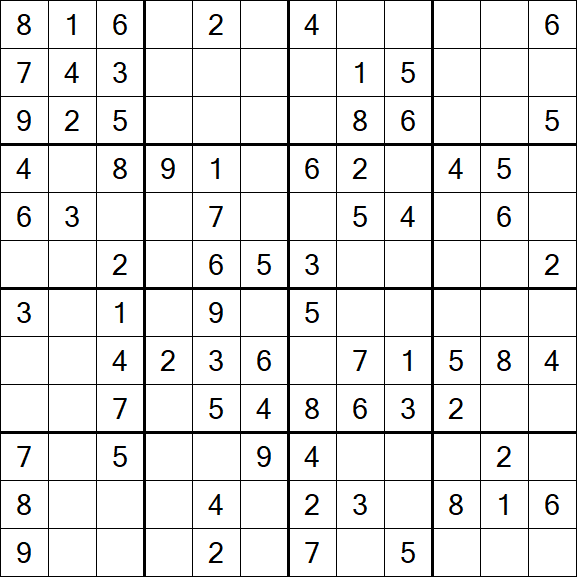 Butterfly Sudoku - Moyen