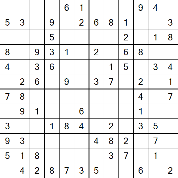 Butterfly Sudoku - Medium