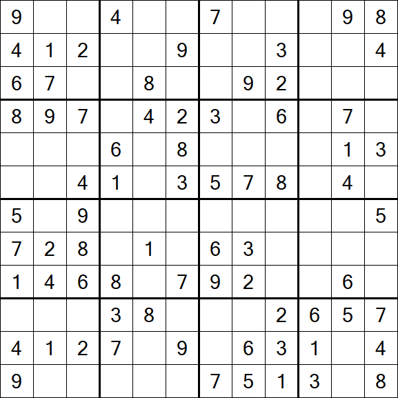Butterfly Sudoku - Medium