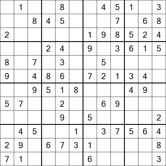 Butterfly Sudoku - Medium