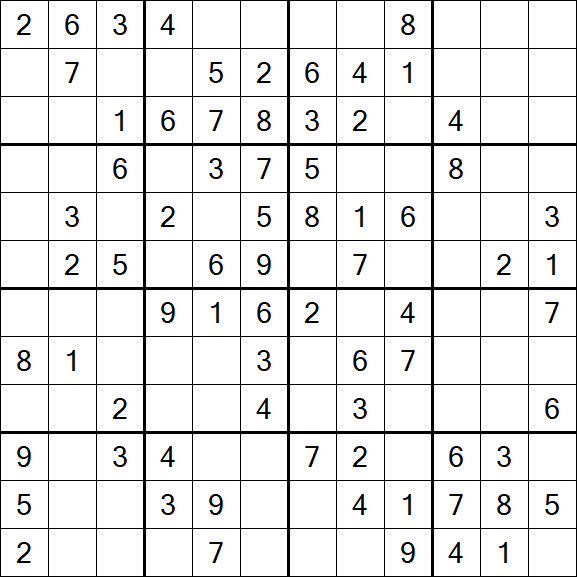 Butterfly Sudoku - Medium
