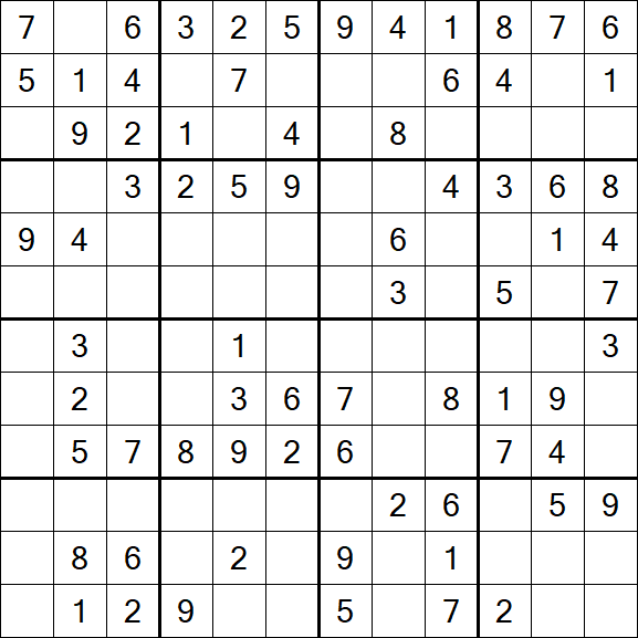 Butterfly Sudoku - Médio