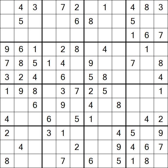 Butterfly Sudoku - Medium