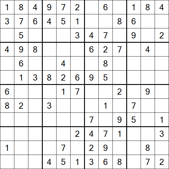 Butterfly Sudoku - Médio