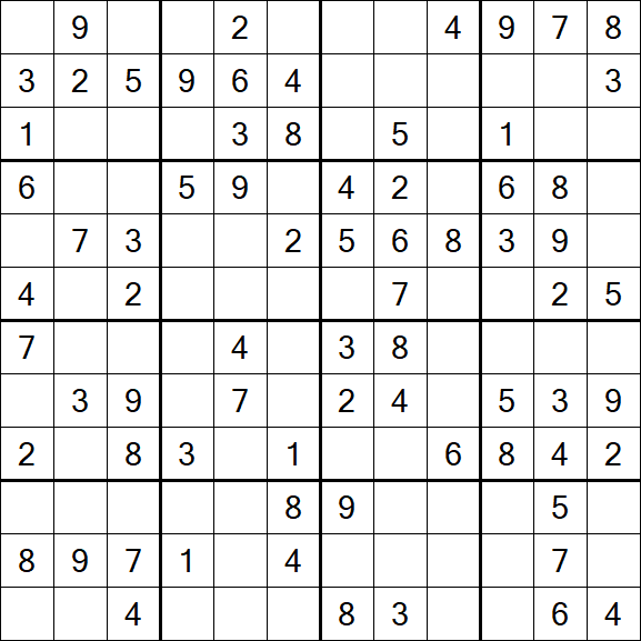 Butterfly Sudoku - Moyen