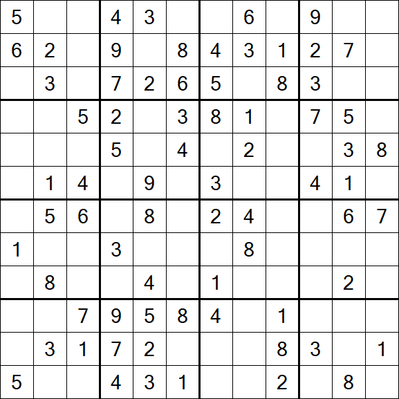 Butterfly Sudoku - Medium