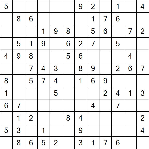 Butterfly Sudoku - Medium