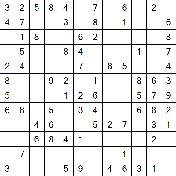 Butterfly Sudoku - Medium