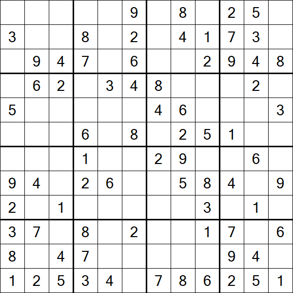 Butterfly Sudoku - Medium