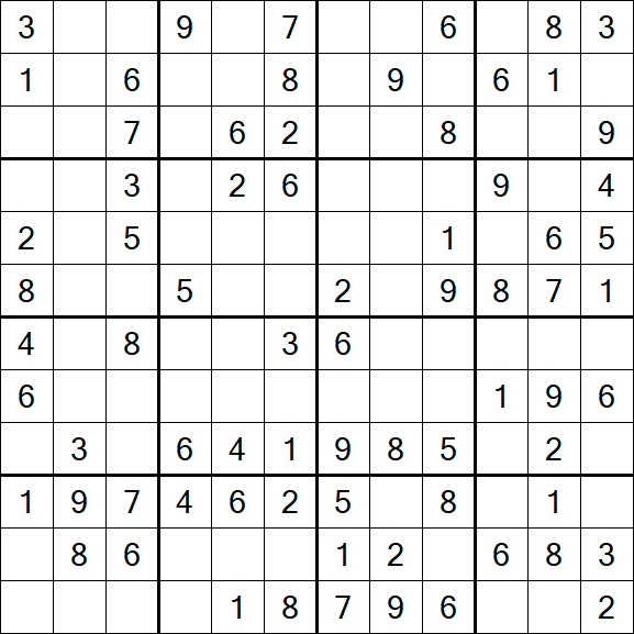 Butterfly Sudoku - Medium