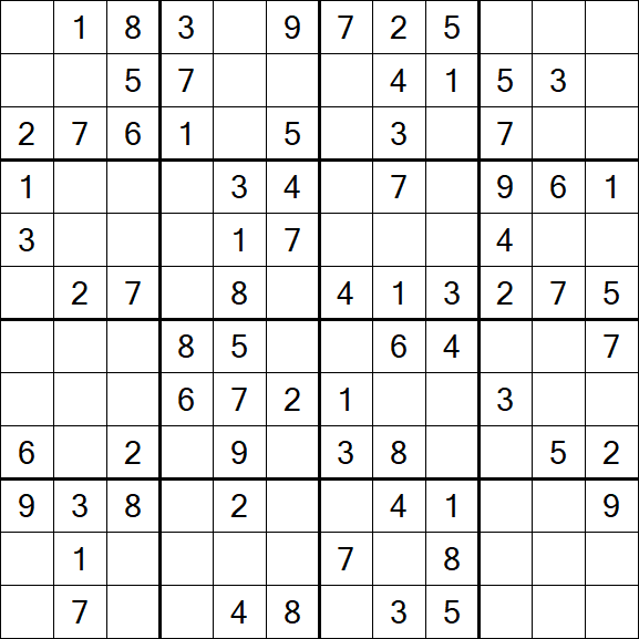 Butterfly Sudoku - Medium