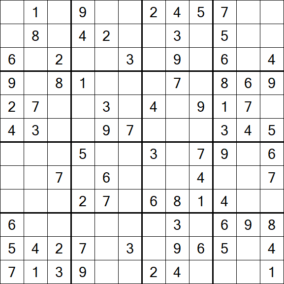 Butterfly Sudoku - Medium