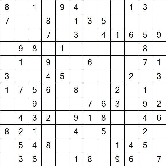 Butterfly Sudoku - Medium