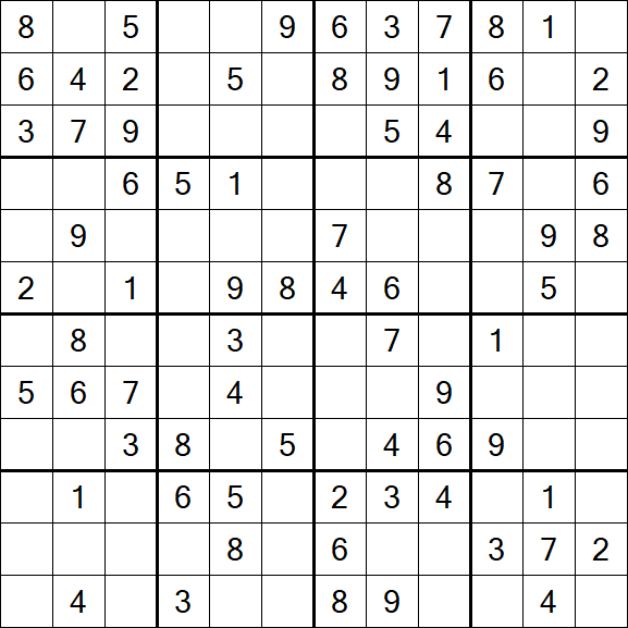Butterfly Sudoku - Medium