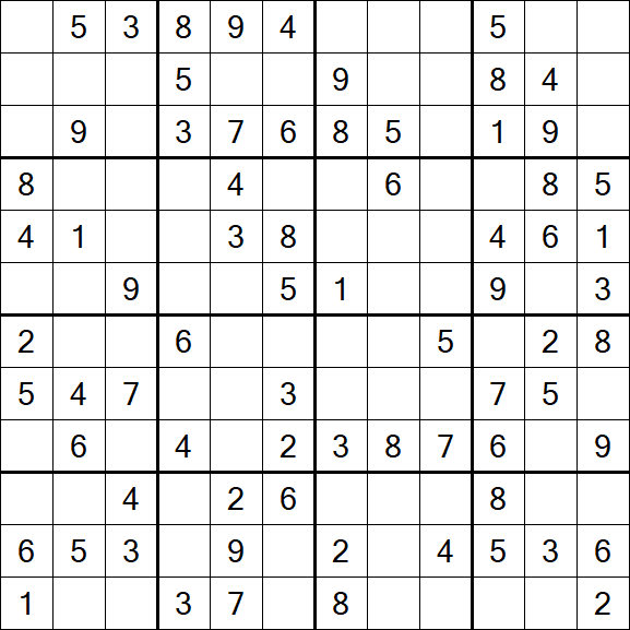 Butterfly Sudoku - Medium