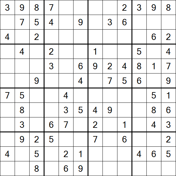 Butterfly Sudoku - Medium