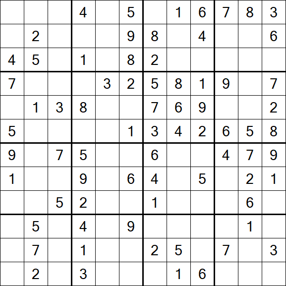 Butterfly Sudoku - Medium