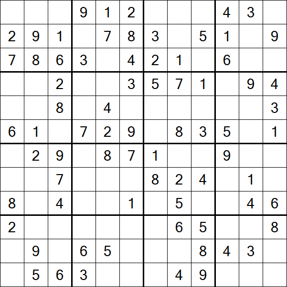 Butterfly Sudoku - Medium