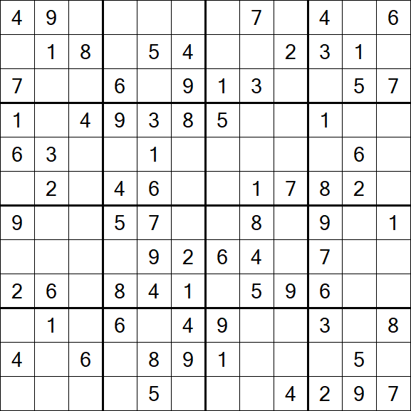 Butterfly Sudoku - Medium