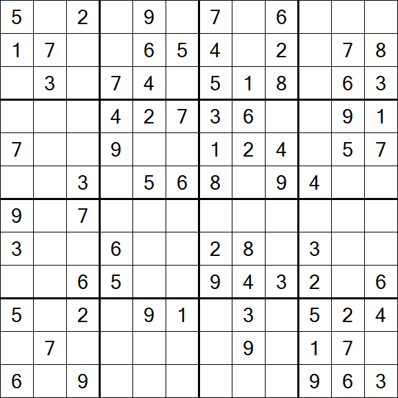 Butterfly Sudoku - Moyen