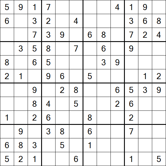 Butterfly Sudoku - Moyen