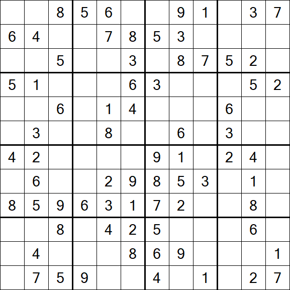 Butterfly Sudoku - Moyen