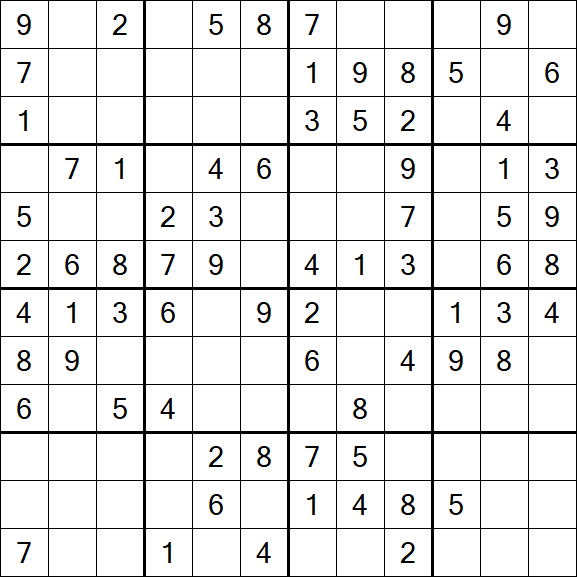 Butterfly Sudoku - Moyen