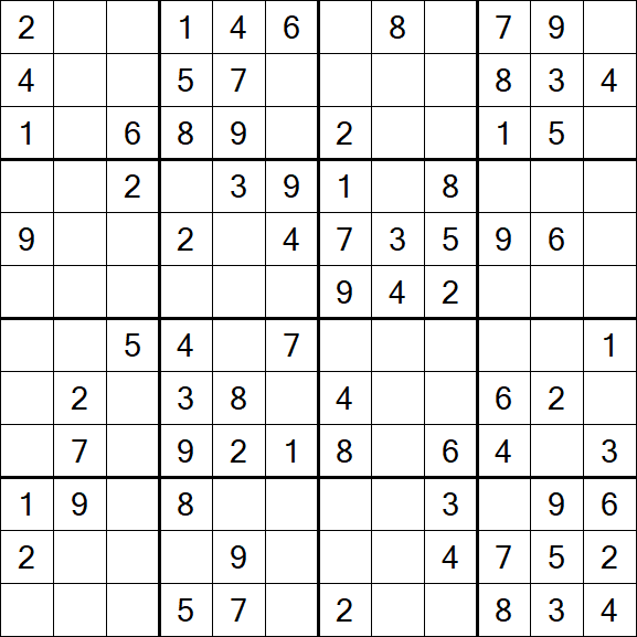 Butterfly Sudoku - Moyen