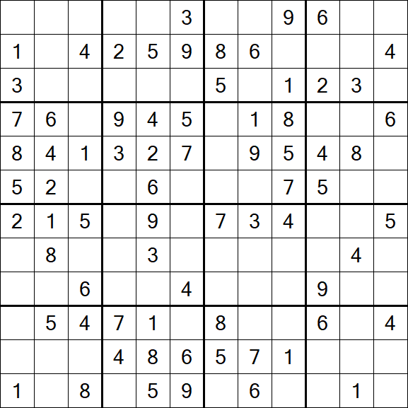 Butterfly Sudoku - Moyen