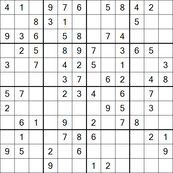 Butterfly Sudoku - Moyen