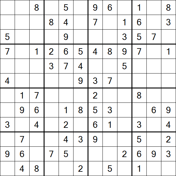 Butterfly Sudoku - Moyen