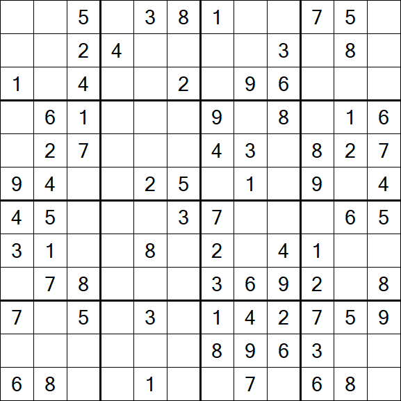 Butterfly Sudoku - Moyen