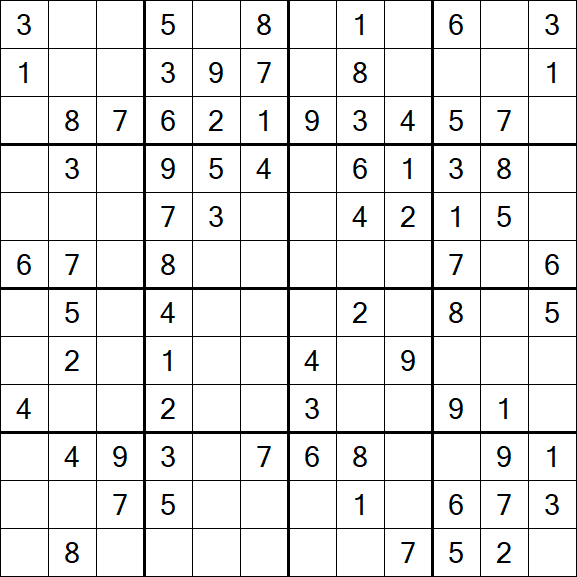 Butterfly Sudoku - Moyen