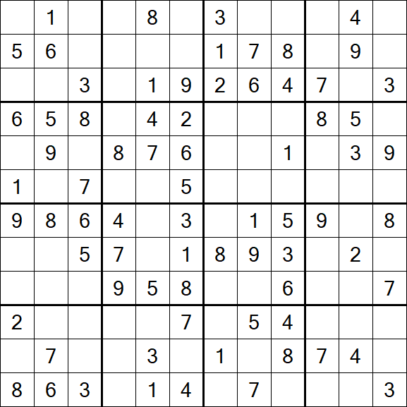 Butterfly Sudoku - Moyen