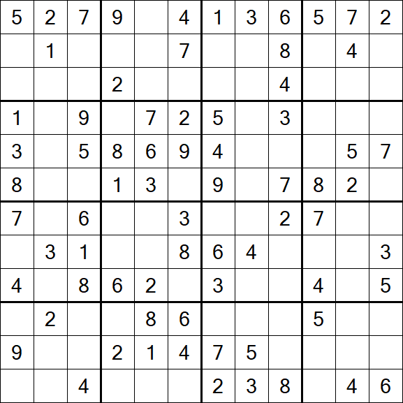 Butterfly Sudoku - Moyen