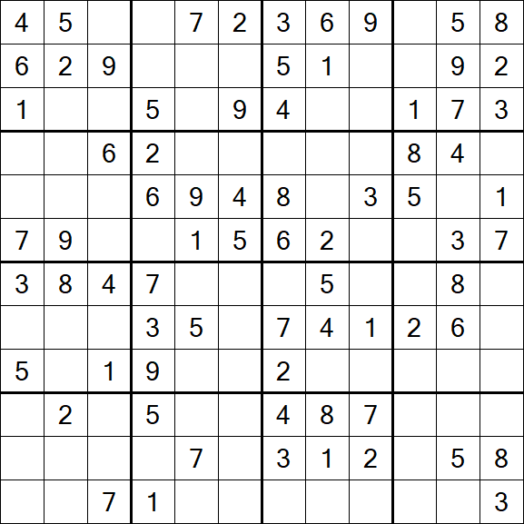 Butterfly Sudoku - Moyen