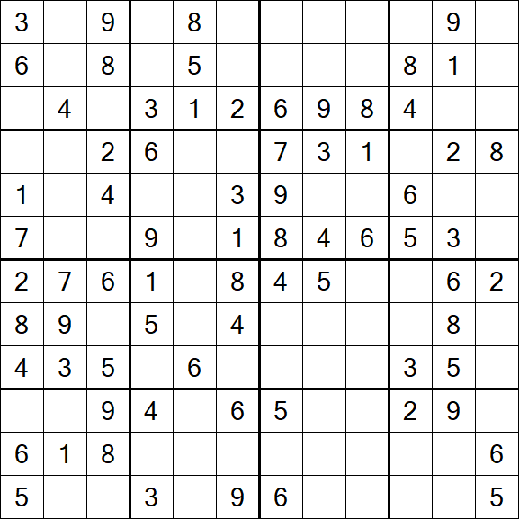 Butterfly Sudoku - Moyen