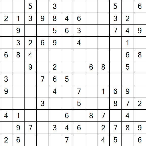 Butterfly Sudoku - Moyen