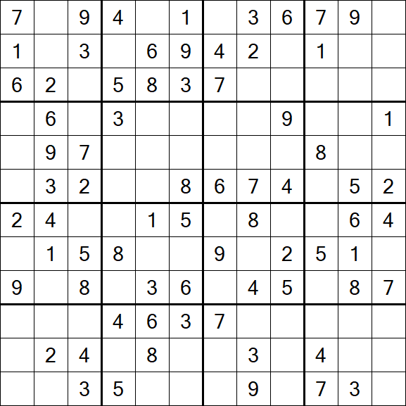 Butterfly Sudoku - Moyen