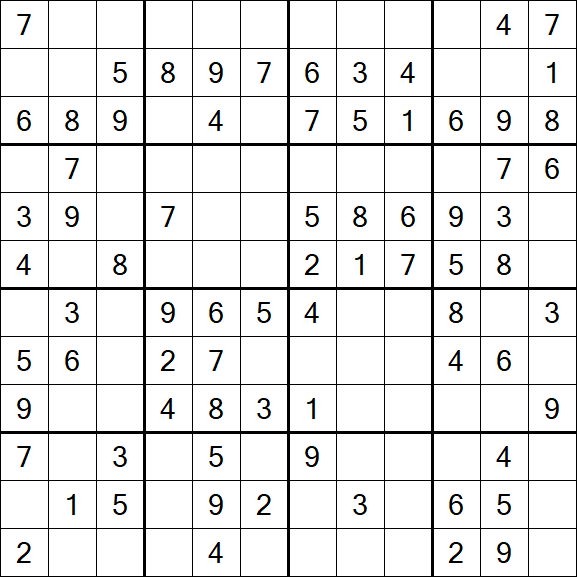 Butterfly Sudoku - Moyen