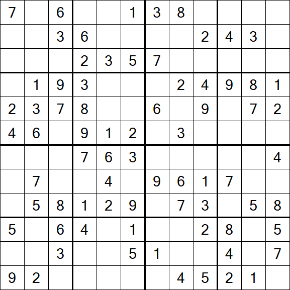 Butterfly Sudoku - Moyen