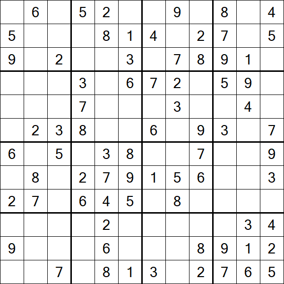 Butterfly Sudoku - Moyen