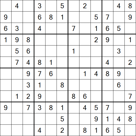 Butterfly Sudoku - Moyen