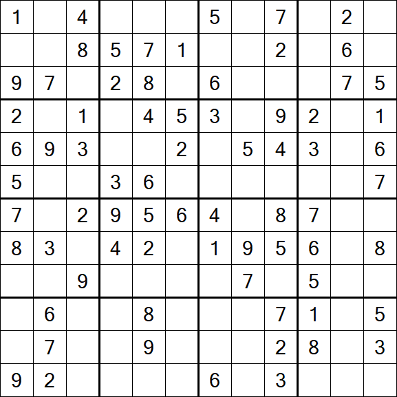 Butterfly Sudoku - Moyen