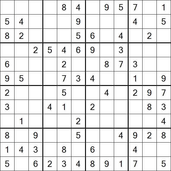 Butterfly Sudoku - Moyen