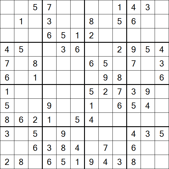 Butterfly Sudoku - Moyen